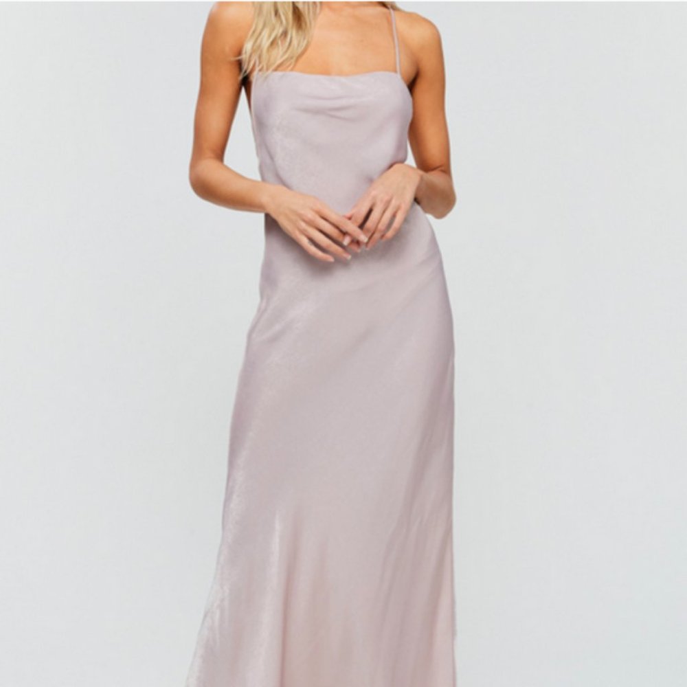 Crescent Blush Maxi Dress